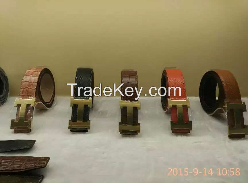 various colors and designs high quality mens fashion genuine leather belt