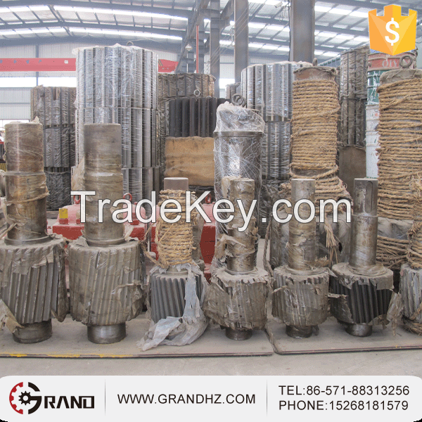 Forged steel shaft Gear Shaft for cement plant 