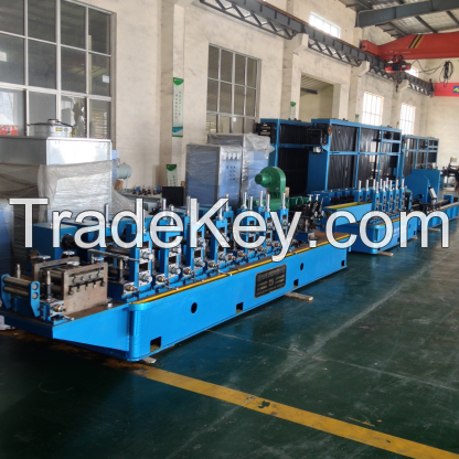 High frequency welded steel pipe production line