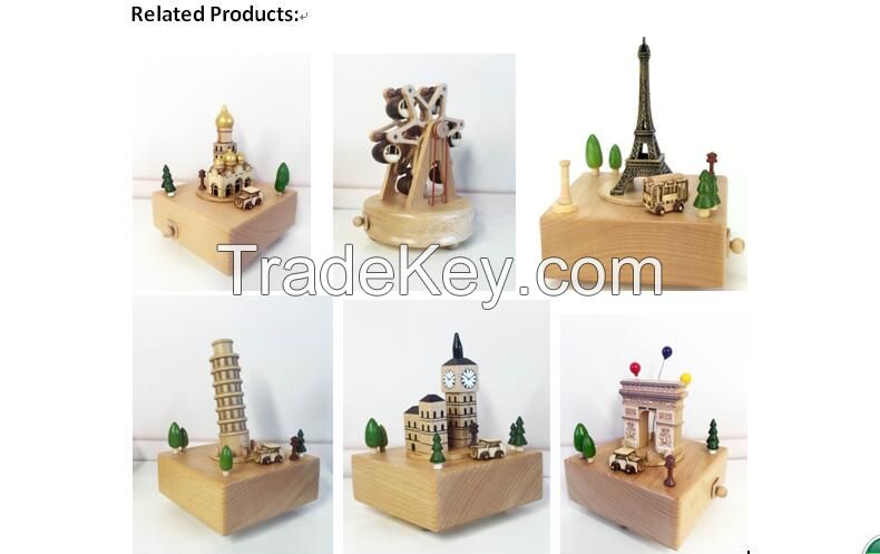 Yunsheng Mechanic Music Box Musical Movement Handcraft with Paper Strips DIY Music Box 