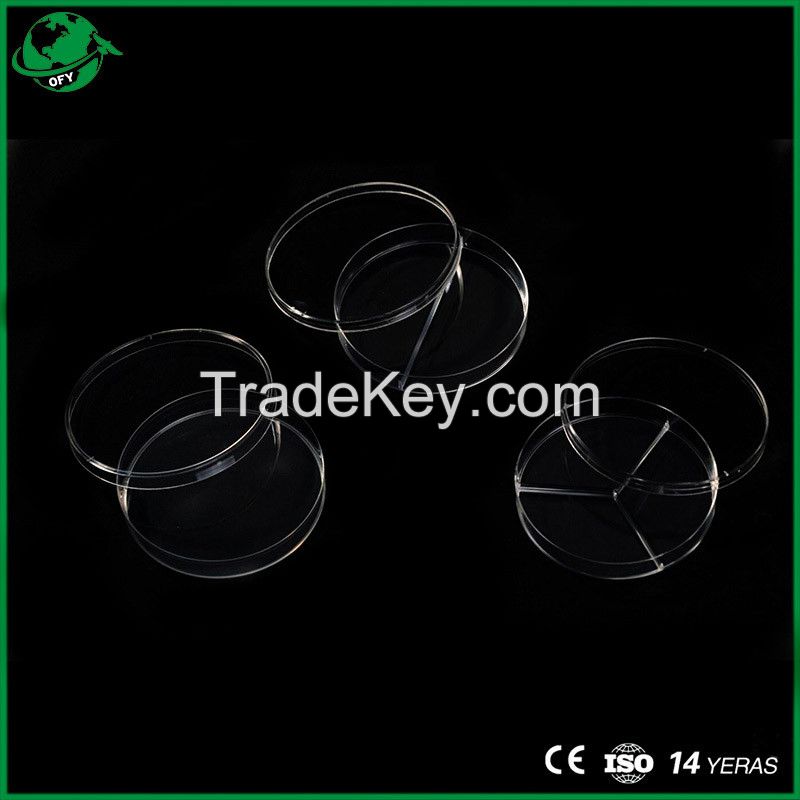 90*15mm Disposable Plastic Petri Dish