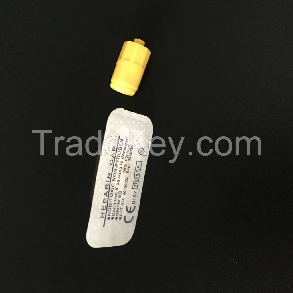 Yellow Heparin Cap