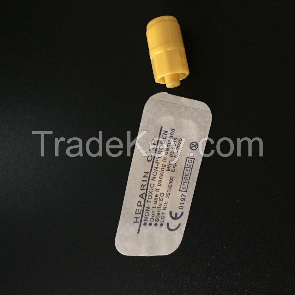 Yellow Heparin Cap