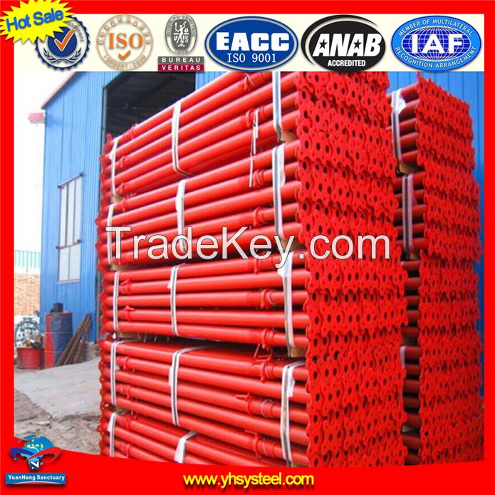 Tianjin high durability adjustable scaffolding steel shoring props used for construction