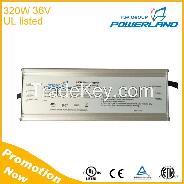 320W 36V constant voltage Switching Mode Power Supply