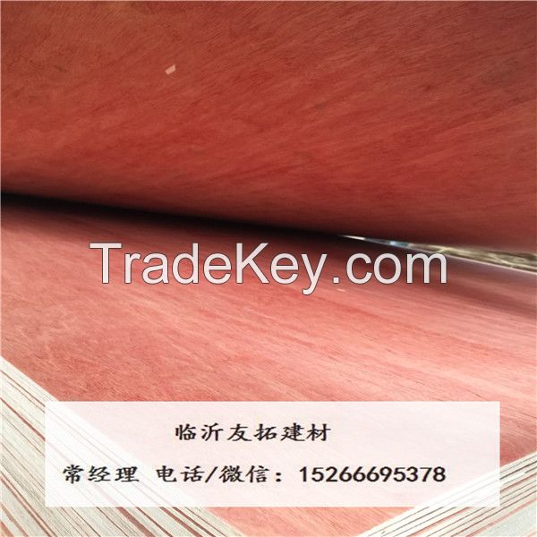 Supply 5mm poplar core bintangor commercial plywood