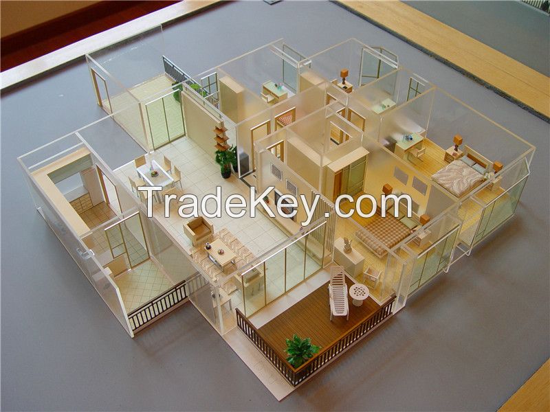 Factory price for villa house models &amp;architectural models