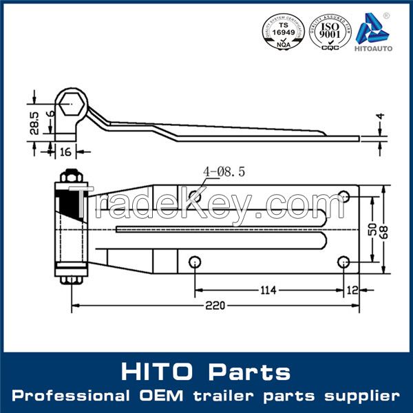 Truck/ Trailer/ Container Door Hinge