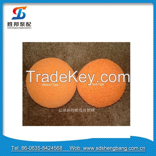 Spare parts of Dn125 Concrete Pumps Cleaning Sponge Ball made in china