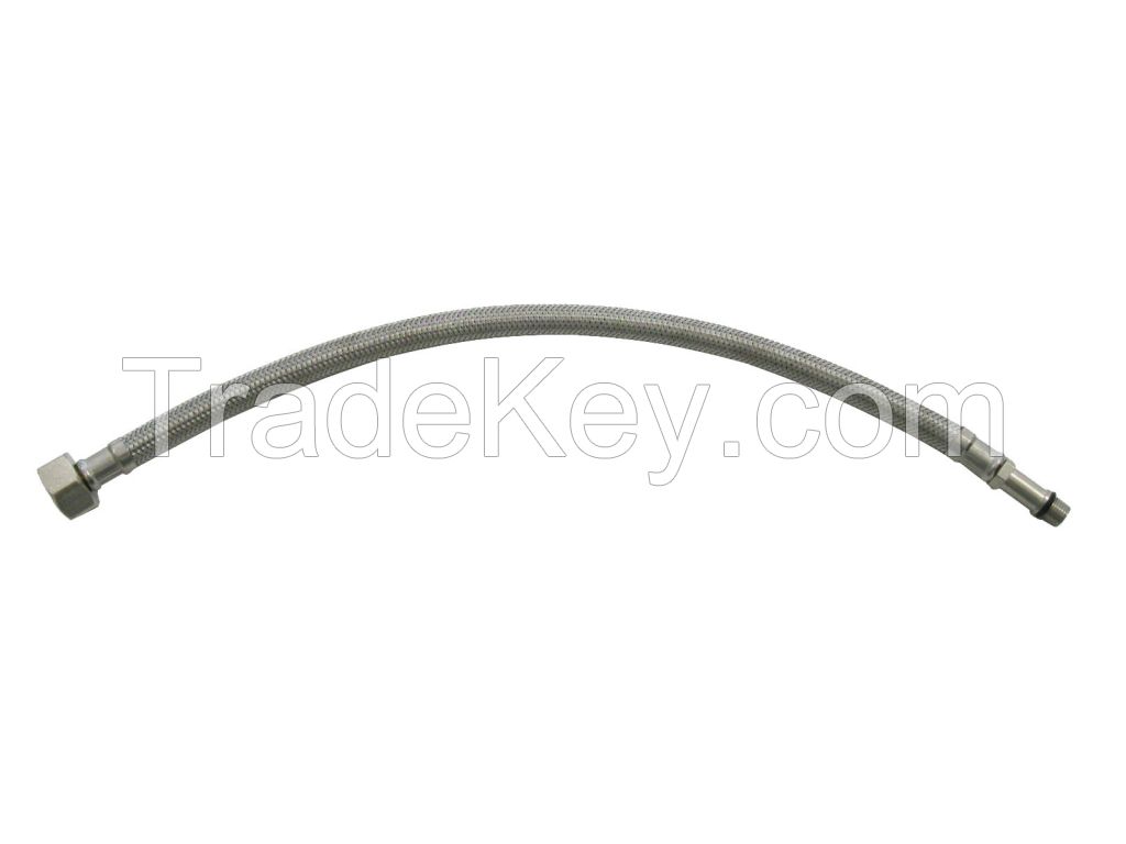 Stainless steel Wire &amp; Nelon Flexible Female-Female Water Tap Connecto