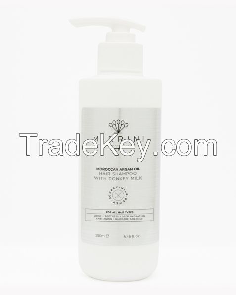 Mirrini Moroccan Argan Oil Hair Shampoo with Donkey Milk