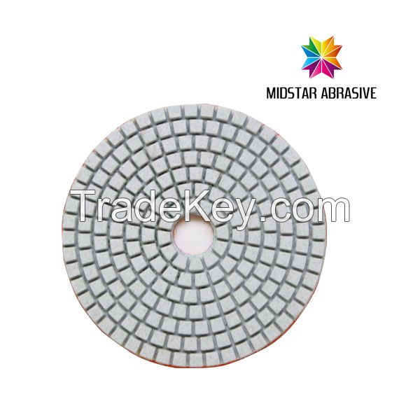 diamond wet/dry polishing pads for marble/granite