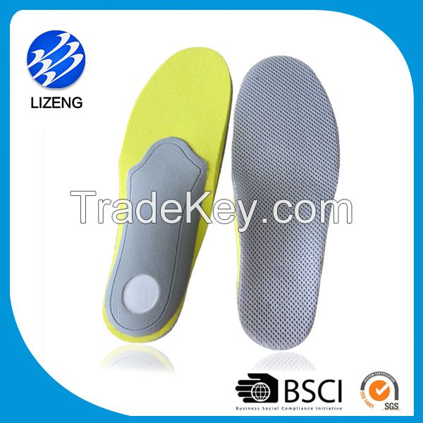 High quality hi-poly odor free custom made orthotic insoles for sho