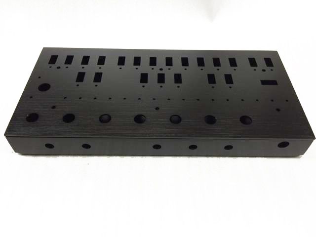 CNC milled metal aluminum enclosure for electronics