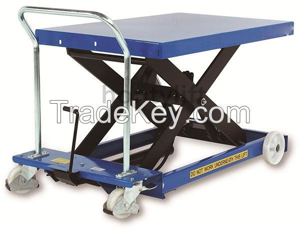 CE china supplier offers 1000kg cheap hydraulic hand portable lift tro