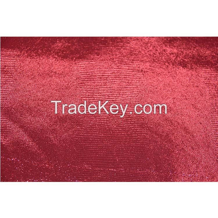 factory directly xingqi bronzing xq60126 shoe fabric on sale