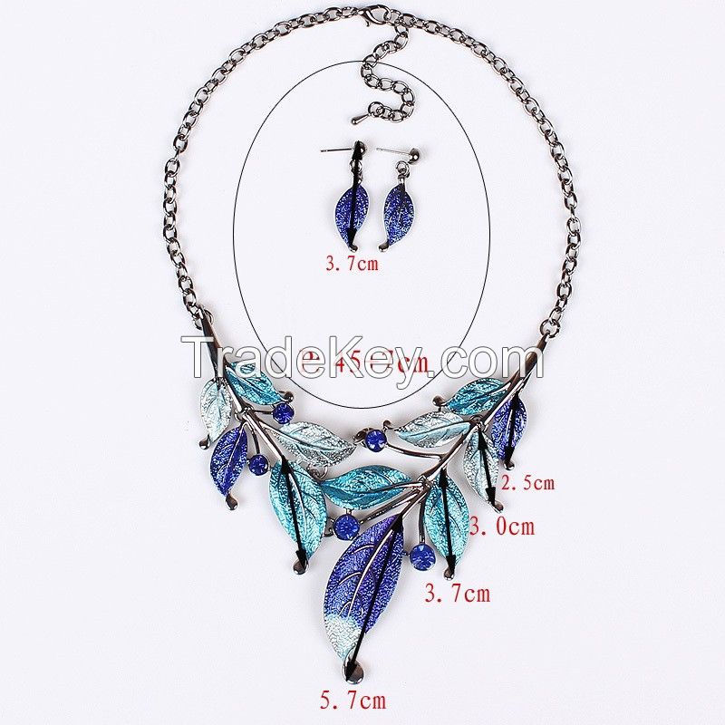 fashion women jewelry set classical statement necklace