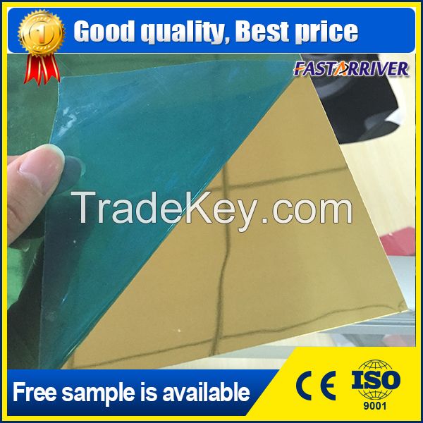 China anodized high reflective coated gold mirror aluminium coil