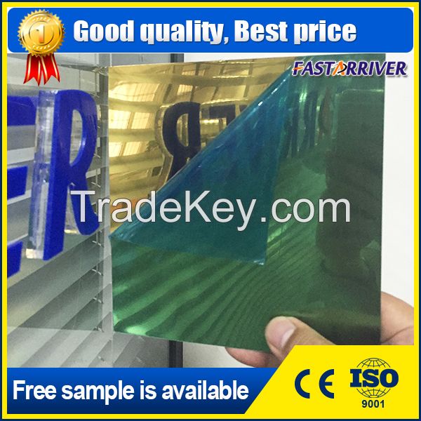 Silver aluminium plate roll coil high quality polished aluminum mirror sheet