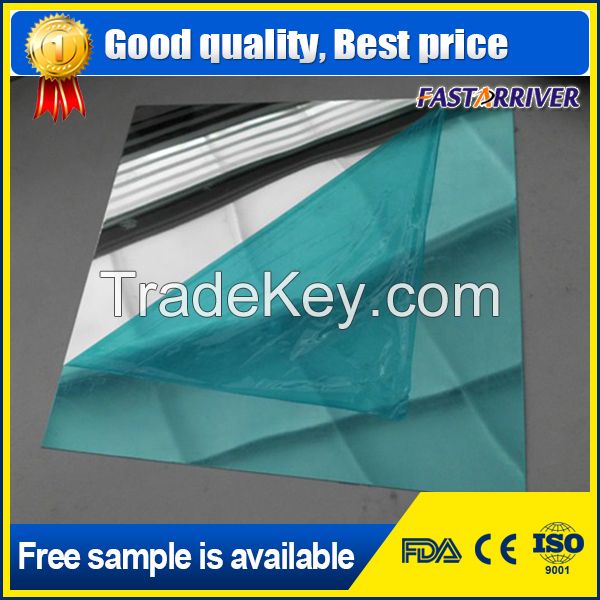 Silver aluminium plate roll coil high quality polished aluminum mirror sheet