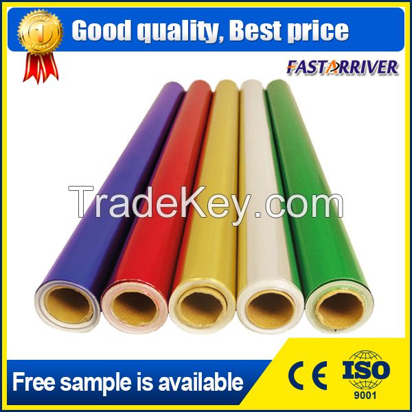 640mm*120m/roll Metallic Gold Paper hot stamping foil