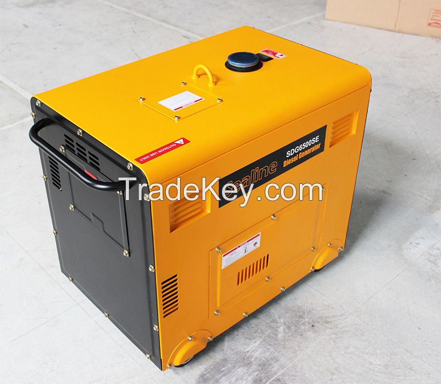 5KVA/5KW silent type diesel generator