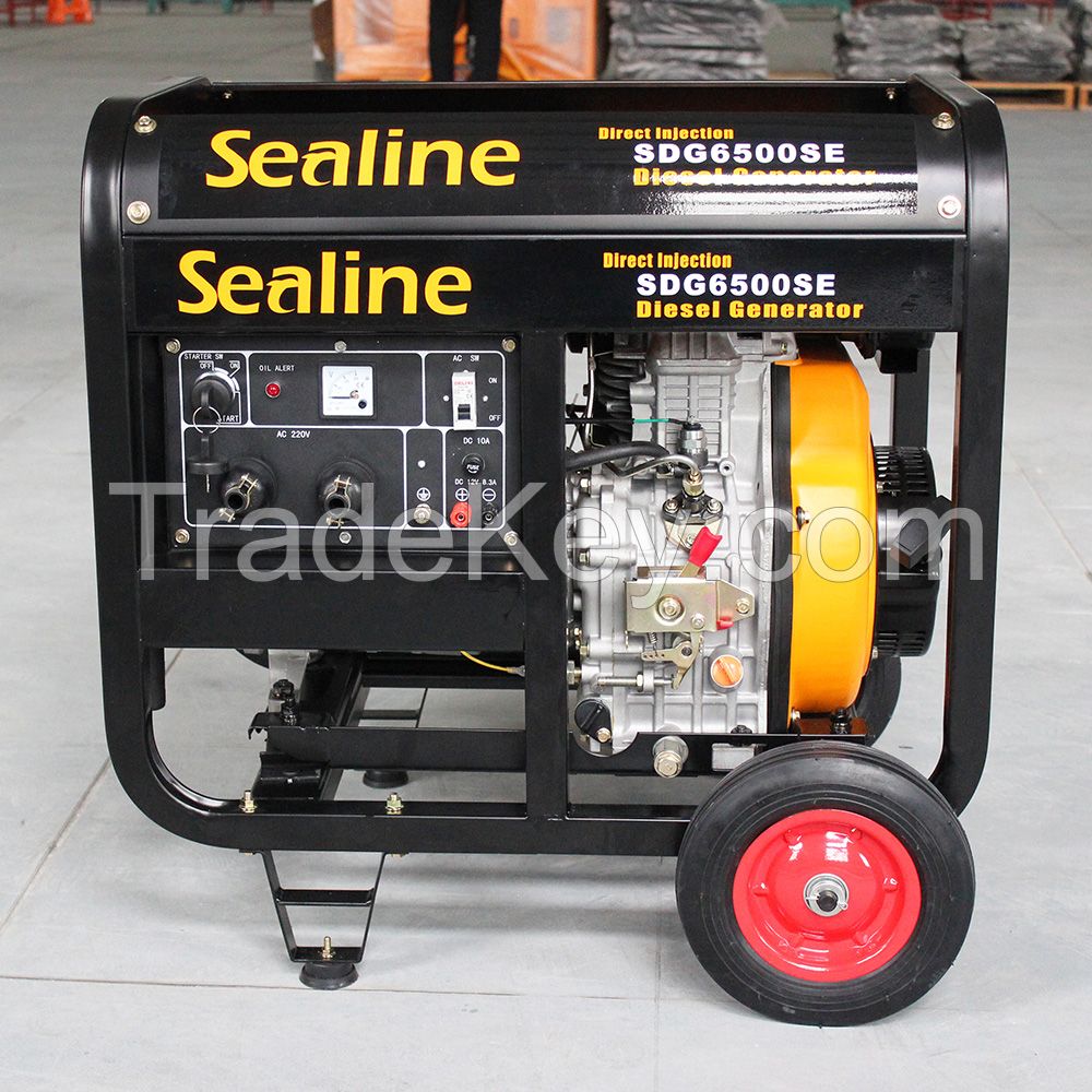 5KVA/5KW Portable Open Type Diesel Generator