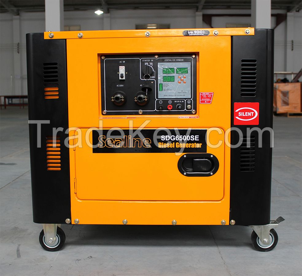 5KVA/5KW silent type diesel generator