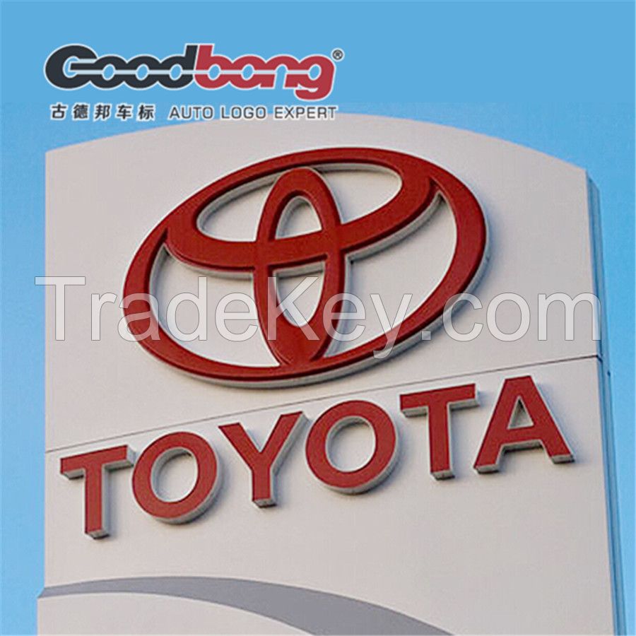 modern molding car dealership embossing pylon