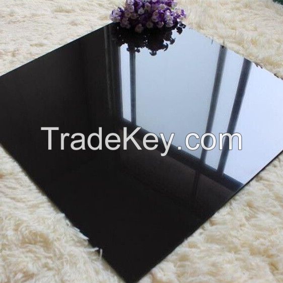 full body super white or black polished glazed floor tile