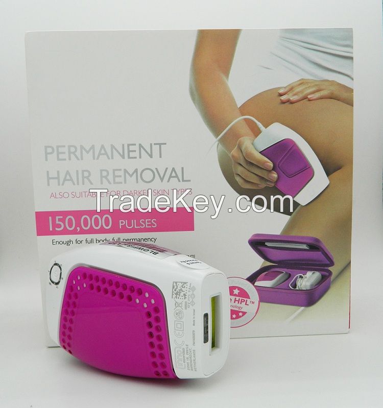 Travel package portable bag laser machine beauty equipment with 150000 light pulses HPL technology laser hair removal