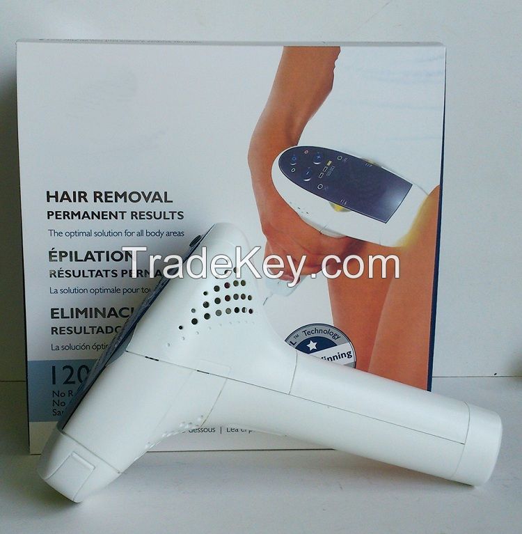 Personal portable care diode laser permanent hair removal device with replaceable lamp 120000flashes