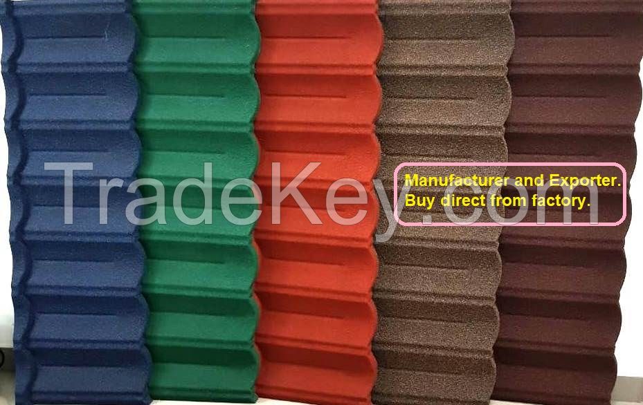 STONE COATED STEEL ROOF TILES