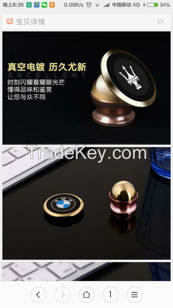 360°Magnetic phone car holder