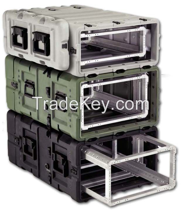 China Rotational Molded Rack Case, Pelican Style Hardigg Rackmount Shockmount SuperMac Case for Mobile Computer Server