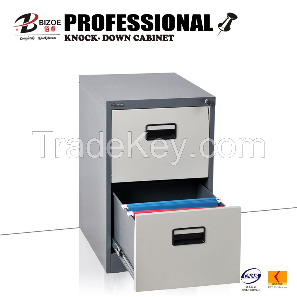 high quality office furniture black handle steel filing cabinet