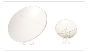 C band prime focus dish antenna