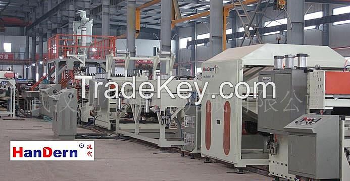 PC Hollow sheet extrusion line/PC Multiwall Sheet production line/plastic machine