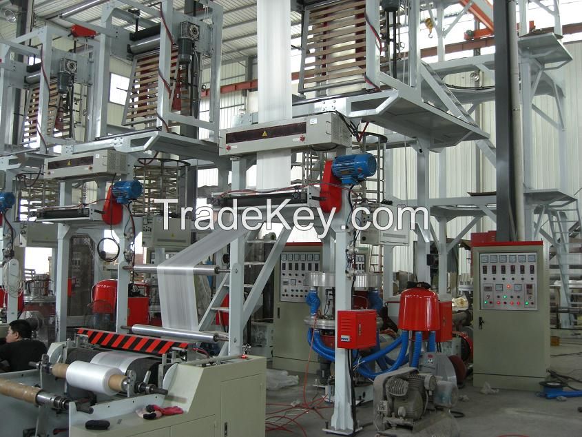 Full Automatic High Speed Plastic Film Blowing Machinery