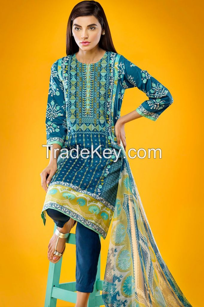 khaadi embroidered dresses (cambric collection 2015)