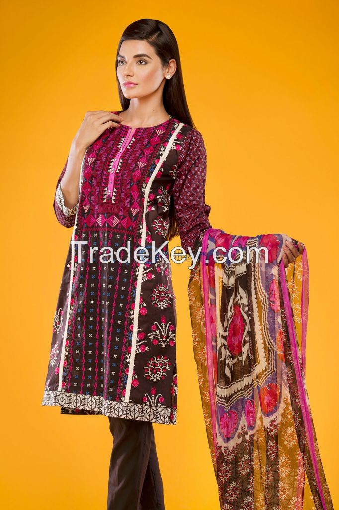 khaadi embroidered dresses (cambric collection 2015)