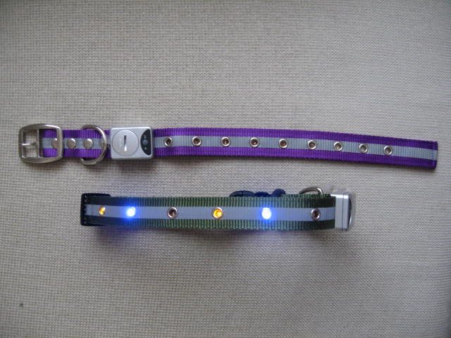 Flashing Pet Collar and Leash (LED and EL)