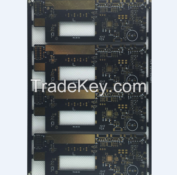 4 layers pcb with countersunk slots