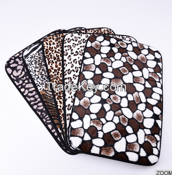 Leopard Printed Cool And Wild Style Sponge Floor Mat