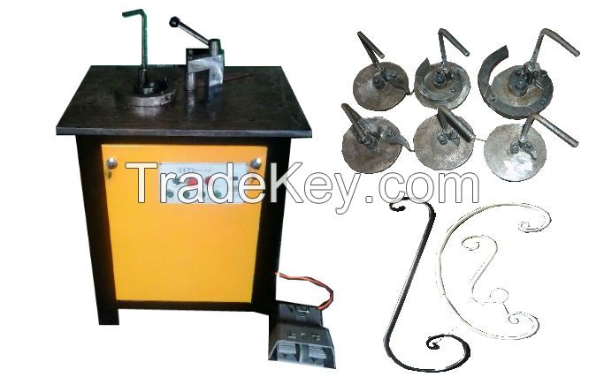 Electric Scroll bending machine 