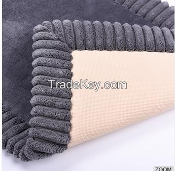 PVC anti slip no suction cup bath mat