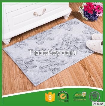 Home Furniture Floral Jacquard Chenille Non-slip Rug Pad