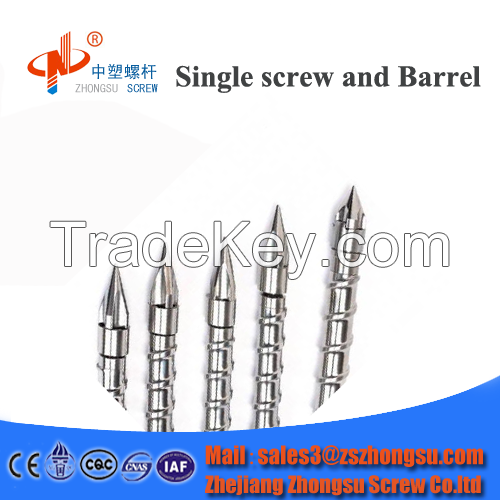 Injection screw and barrel / 38 CrMoAIA screw / single injection screw