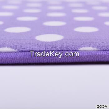 Lovely Custom Dot Printed Memory Foam Floor Mat