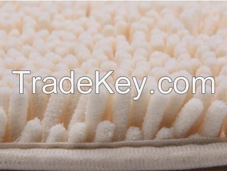 All-purpose Microfiber Chenille Round Floor Mat For Bathtub